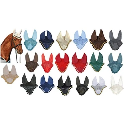 Imagen de HKM Capucha para Moscas, Azul Oscuro/Azul Oscuro, Pony 33876969