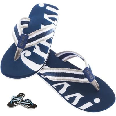 Imagen de Cressi Beach Portofino Chanclas, Unisex Adulto, Verde/Azul, 42