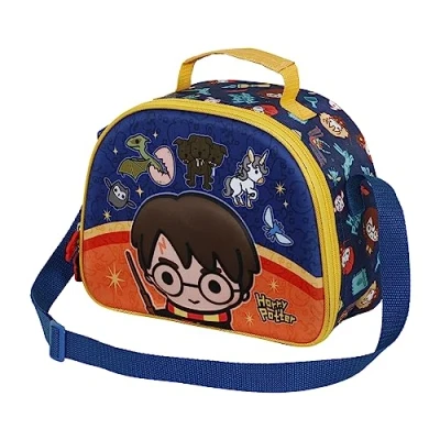 Imagen de Karactermania Harry Potter Crest 3D Lunch Bandolera para niños, Talla: One Size, Naranja
