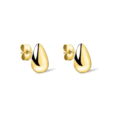 Imagen de Liebeskind Berlin LJ 1636 E 12 Pendientes de Acero inoxidable en oro IP, 1,2 cm, inoxidable, Sin piedra preciosa