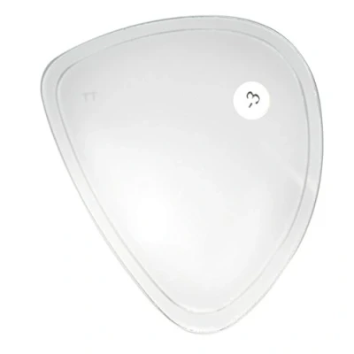 Imagen de Cressi Negative Big Eyes EVO Gafas/Máscara de Buceo, Color Transparente, Talla FR: Taille : 5.0 DX