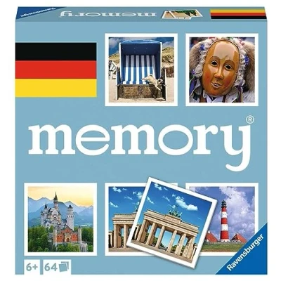 Imagen de Ravensburger Alemania Memory® 20883 el clásico de Juegos en Toda Alemania, Juego Referencia para 2 8 Jugadores a Partir 6 años