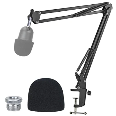 Imagen de Razer Seiren Mini Soporte de micrófono Ajustable con Parabrisas Brazo Microfono Espuma que Mejora la Calidad del Sonido para por YOUSHARES
