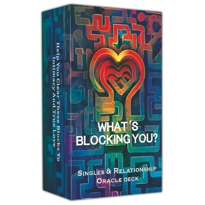 Imagen de BAIYOOBAI ¿Qué te está bloqueando? Mazo de oráculo relaciones solteros para principiantes, descubre barreras emocionales y gana claridad en el amor las