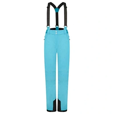 Imagen de Pantalón Dare 2b Efused II para mujer de esquí Salopette Impermeable y transpirable Tejido reciclado Sistema cintura tirantes ajustables, polainas la nieve Piernas normales