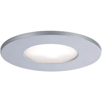 Imagen de Paulmann 99937 Luminaria empotrable LED Calla, redonda, incl. 1x5 W IP65, foco cromo mate, luz armario, plástico, aluminio, lámpara 4000 K