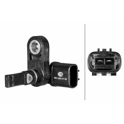 Imagen de HELLA 6PU 358 217 381 Sensor de ABS con junta tórica Hall 2 TOYOTA: Land Cruiser Prado 120, 200