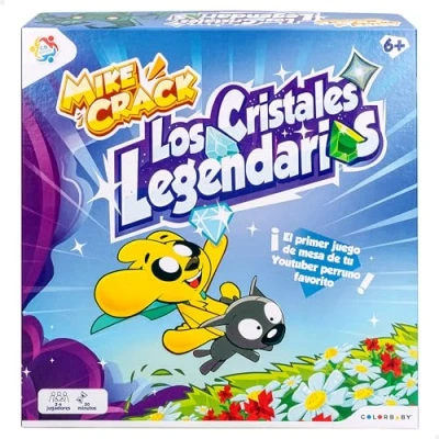 Imagen de ColorBaby Mikecrack, Juego de Mesa Los Cristales Legendarios, 2 4 Jugadores, Cristal Legendario, Mike, Exe, Diamantito, Juegos para niños a Partir 6 años, Diversión en Familia (48418)