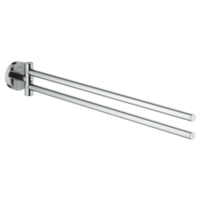 Imagen de Grohe Essentials Toallero doble gitatorio Redondo 439 mm (Ref. 40371001)