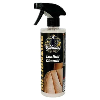 Imagen de SUMEX Billionaire Leather Cleaner Limpiador de Asientos Cuero y Piel Limpia Tapicerías Mantiene el Brillo Natural del con Pistola Espuma Aroma a Coche Nuevo 500ml