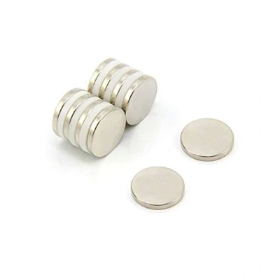 Imagen de Ultra Alto Rendimiento N52 Magnet de Neodimio Para Artes, Manualidades, Fabricación Modelos, Bricolaje, Pasatiempos, Oficina Y Hogar 15mm Diámetro x 2mm Espesor 2.4kg Paquete 10