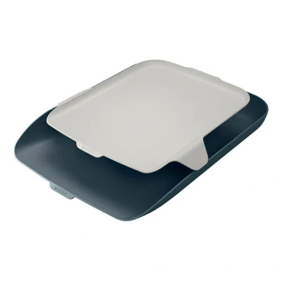 Imagen de Leitz Bandeja para cartas y organizador (terciopelo), color gris