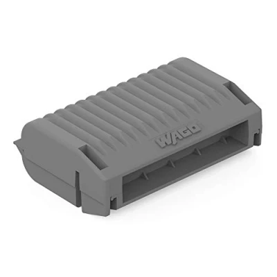 Imagen de WAGO Gelbox, Caja de gel, para empalmar cables, con serie 221, 2x73, máx. 4 mm² conectores, sin empalme, Tamaño 3, gris, 207 1333 (3 pcs)