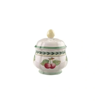 Imagen de Villeroy &amp; Boch French Garden Fleurence Azucarero, Porcelana Premium, Blanco/Colorido