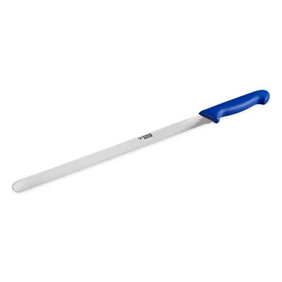 Imagen de Thermohauser 5000266372 Cuchillo de repostería (Acero), Sierra una Cara, Mango plástico Azul, Hoja 36 cm