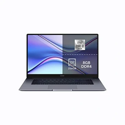 Imagen de HONOR Magicbook X15 Laptop，15.6&#039;&#039; Pollici Full View 1080P FHD PC Portatile, Intel Core i3 10110U, 8 GB di RAM, SSD da 256 GB, Windows 10 Home (Reacondicionado)
