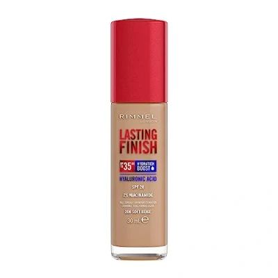 Imagen de Rimmel London, Lasting Finish, Base de maquillaje, 200 Soft Beige, 30ml