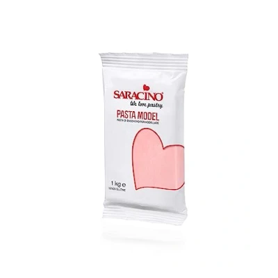 Imagen de Saracino Pasta fondant Model Rosa Para modelar De 1 kg Sin gluten Made in Italy