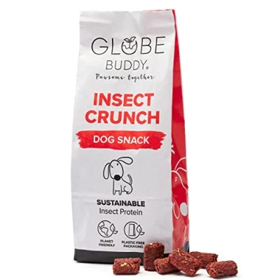 Imagen de Snack para Perros Globe Buddy Insect Crunch con Insectos y verdura La elección sostenible Sin Cereales