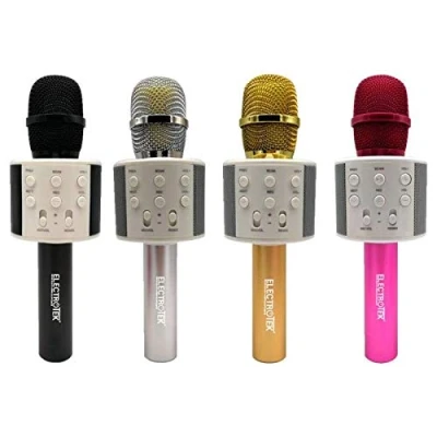 Imagen de MICROFONO INALAMBRICO KARAOKE BLUETOOTH ALTAVOZ PORTATIL 4 COLORES GARANTIA