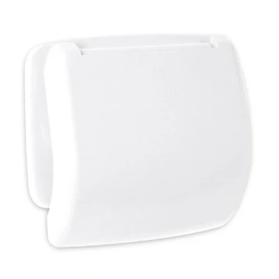 Imagen de TATAY 6630101 Olympia Portarrollos de papel higiénico, Plástico Polipropileno, Blanco, 15.70x4.30x13.20 cm