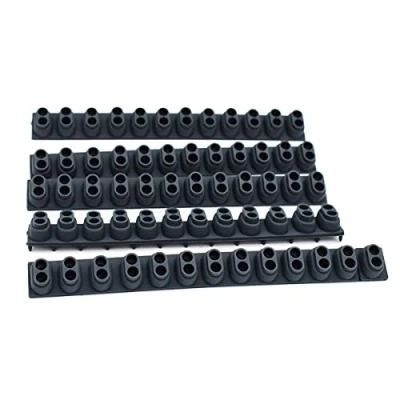 Imagen de 5 pcs Almohadilla de goma conductora Compatibilidad Yamaha KB 220/KB 320/KB 280/KBP 300/KBP 500/KB 281/KB 290/PSR S500etc Botón silicona