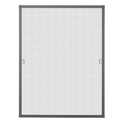 Imagen de Schellenberg 70043 Mosquitera Ventana Premium, Transparente, Marco de Aluminio, perfiles Resistentes, Antracita, 140 x 150 cm