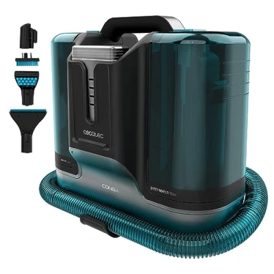 Imagen de Aspirador sin bolsa Cecotec Conga Carpet&amp;Spot Clean Liberty XL, Batería, Tapicerías, 3en1, 150 W, Depósito 1.5 L, agua sucia 0.75L, Dark