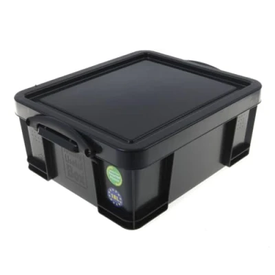 Imagen de Really Useful Box 18BK Caja de almacenaje (18 L), Color Negro