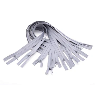Imagen de ACCESSOIRES LEDUC Trimz Invisible Zip RVNAVN3 Cremallera, Nailon, Gris, 40 cm, 10