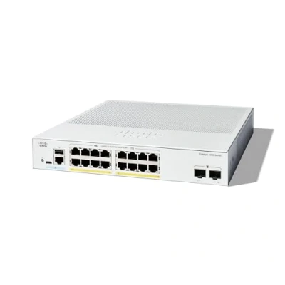 Imagen de Cisco Switch administrado Catalyst 1300 16FP 2G, GE de 16 Puertos, PoE Completo, SFP 2x1, protección Limitada por Vida (C1300 2G)