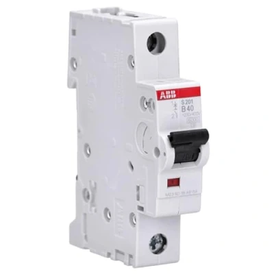 Imagen de ABB S201 B40 Instalación de fusible para caja fusibles (40A)