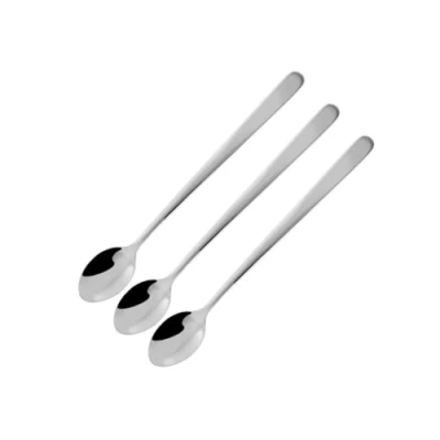 Imagen de Fackelmann Cucharas Largas Bebida 19Cm, acero inox, color 3 ud s