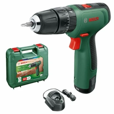 Imagen de Bosch Home and Garden Taladro percutor a batería EasyImpact 1200 (1 batería, sistema de 12.V, en maletín) Color Verde