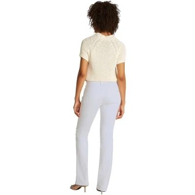 Imagen de Tommy Hilfiger Vaqueros Mujer Bootcut White Talle Medio, Blanco (TH Optic White), 28W/30L