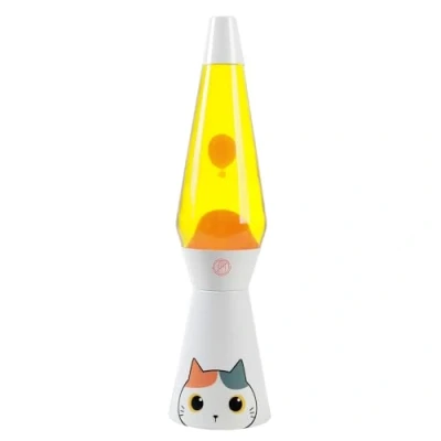Imagen de I TOTAL® Lámpara de lava Magma/Lava Lamp Glitter Colored (Orange Cat)