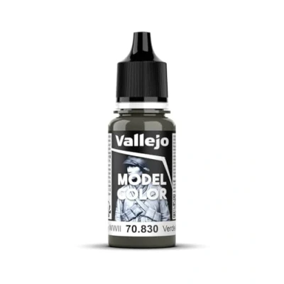 Imagen de Vallejo Model Color Pintura Acrílica Gris (German Field Grey WWII) Acabado Mate, 18 ml. Autonivelante y Sistema BSL para Modelismo Figuras