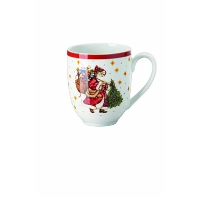 Imagen de Hutschenreuther Happy Wintertime H. Taza con asa, color rojo