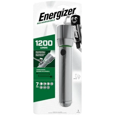 Imagen de Energizer Linterna LED Bateria, Cargador, Tactica, Cable USB Incluido,