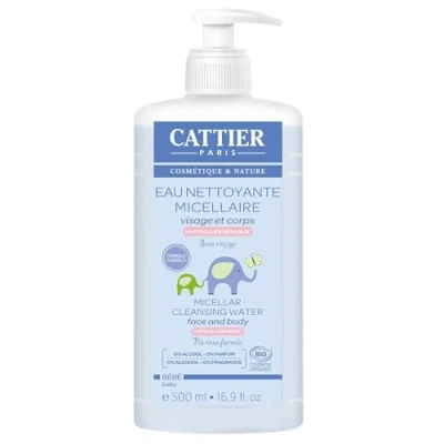 Imagen de Cattier Baby Hypoallergenic Micellar Cleansing Water 500ml