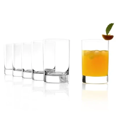 Imagen de Stölzle Lausitz New York Bar vaso de zumo 290 ml, set 6 vasos agua, aptos para lavavajillas, cristal sin plomo