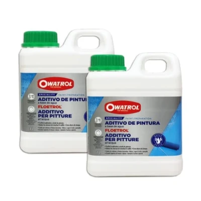 Imagen de OWATROL KIT 2 Uds ADITIVO DE PINTURA FLOETROL POURING 1 LT