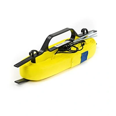 Imagen de RomiSport Badmz líneas de bádminton, Unisex, Amarillo, 6,15 x 13,4 m