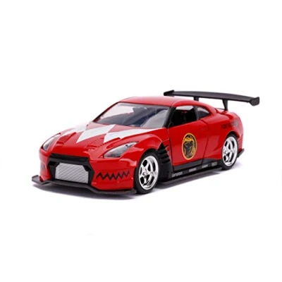 Imagen de Jada Toys 253252009 Power Rangers 2009 Nissan GT R R35 Coche de Juguete Die Cast Puertas Apertura Escala 1:32 Rojo Metálico, Color (253252009)