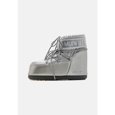 Imagen de Moon Boot ICON LOW Glance Unisex Botines con cordones, Talla: 36 38, Silver Zapatos