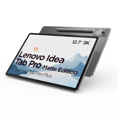Imagen de Tablet Lenovo Idea Tab Pro, 12.7&quot; 3K, 8GB RAM, 128GB, MediaTek Dimensity 8300, Android, Gris, Incluye lápiz digital