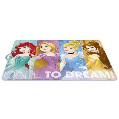 Imagen de ALMACENESADAN 0424, Mantel Individual Princesas; Dimensiones 43x29 cms; Producto de plástico Reutilizable; Libre bpa.