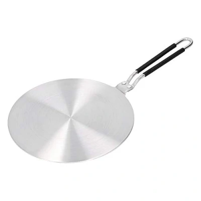 Imagen de Placa de inducción difusor calor 22 cm adaptadora acero inoxidable para cocina gas Utensilios Adaptador rápida (22cm#)