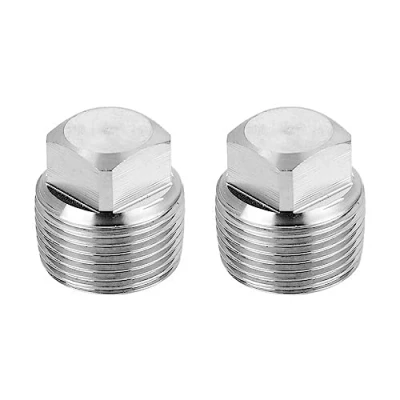 Imagen de MiOYOOW Juego de 2 tapones drenaje para barcos, accesorios barco acero inoxidable macizo 1/2&quot; yates