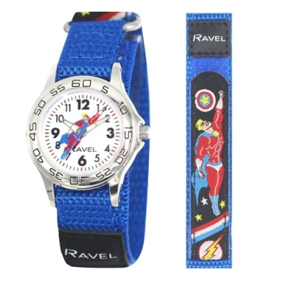 Imagen de Ravel Reloj Superhéroe para Niños con Correa de Cierre Fácil Cuarzo Analógico R1507.85
